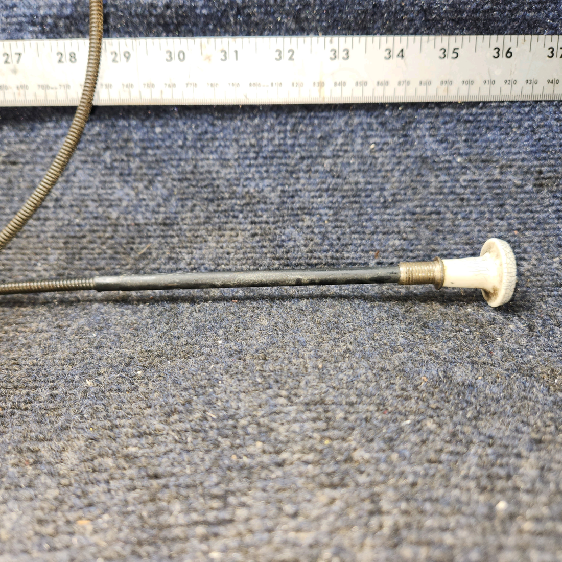 Used aircraft parts for sale, S1239-15 Cessna 172F Cabin Heat Control Cable (Length: 46”)