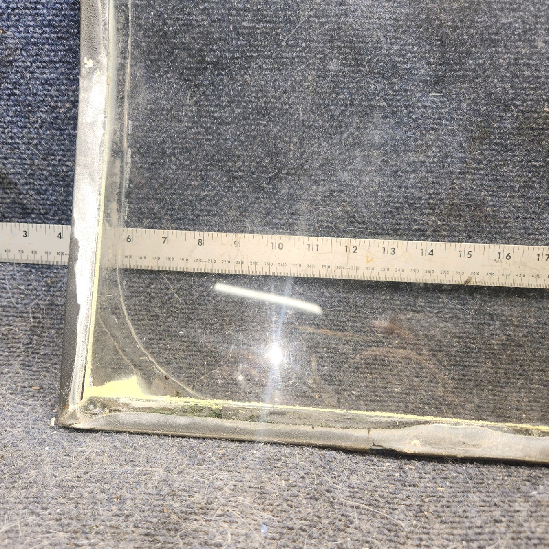 Used aircraft parts for sale, 65826-005, 65896-000 piper PA-28-181 Front Window w/ Storm Window - LH