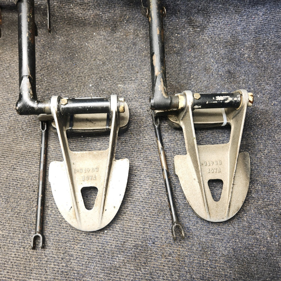 Used aircraft parts for sale, 63459-019 piper PA-28-181 Complete Rudder Pedal Assembly