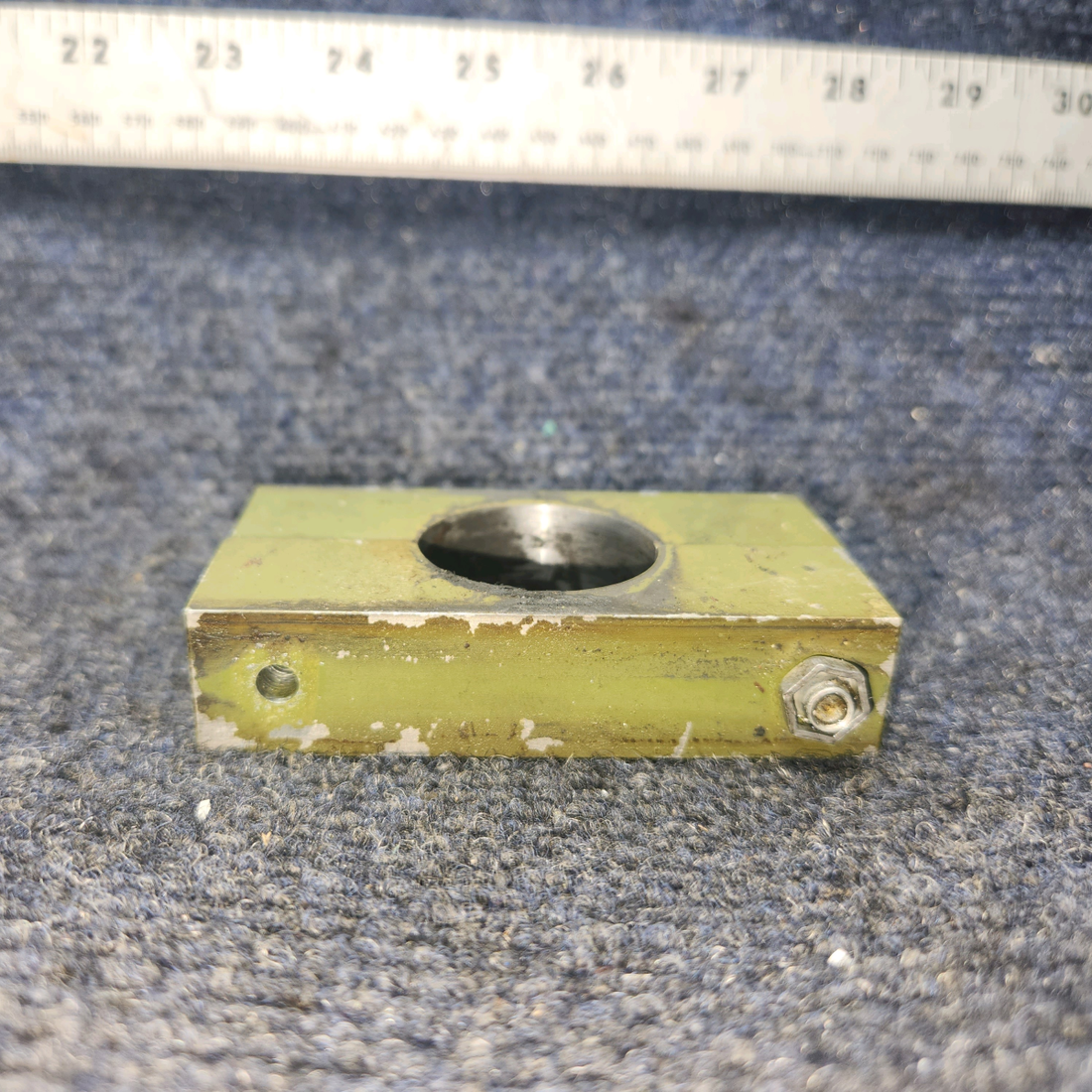 Used aircraft parts for sale, 62745-000 Piper PA28-140 Pillow Block Torque Shaft Support