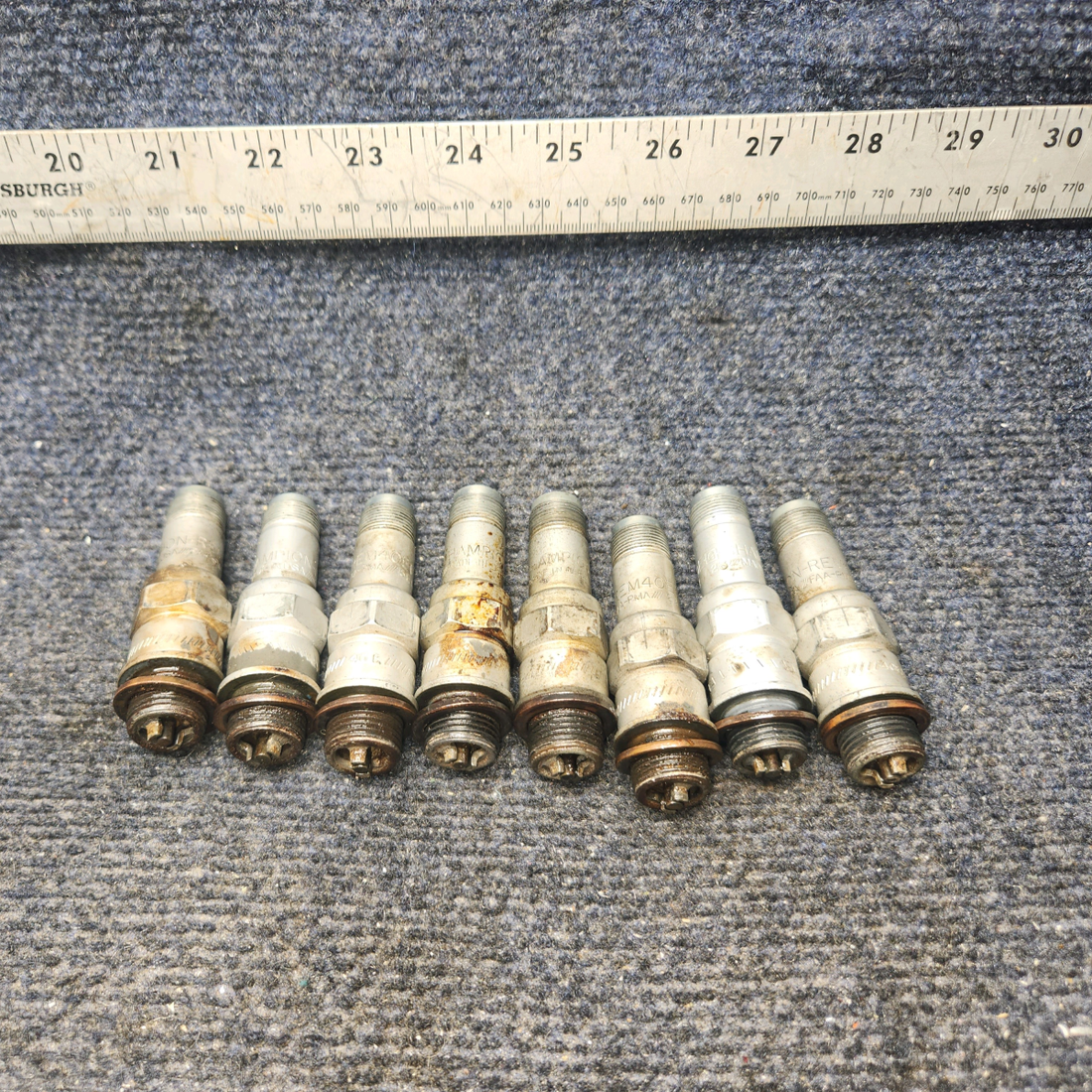 Used aircraft parts for sale, REM40E American Champion Piper PA28-140 Spark Plugs - Set of 8