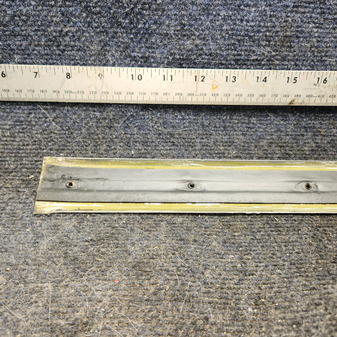 Used aircraft parts for sale, 79557-00 piper PA-28-181 Center Windshield Trim Strip