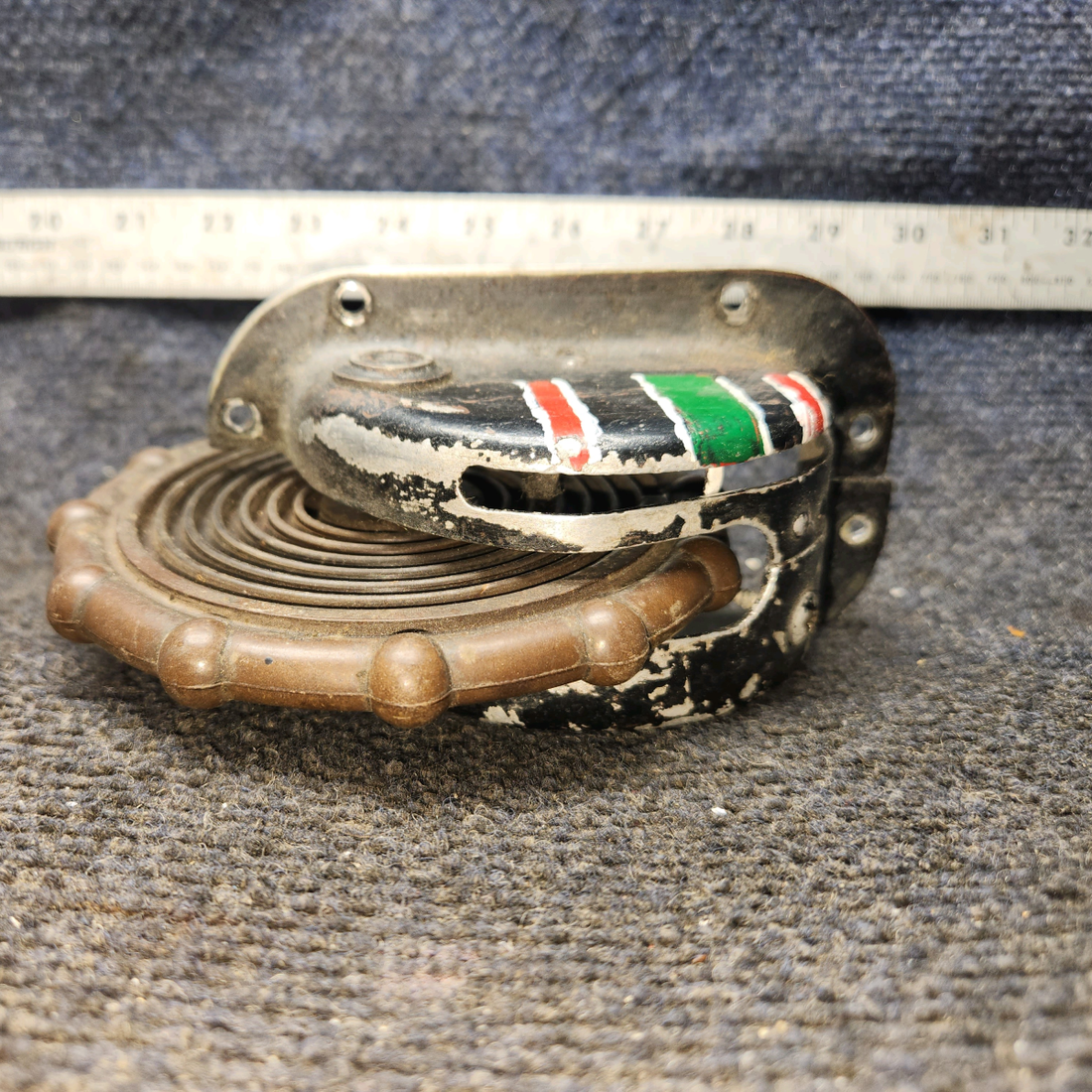 Used aircraft parts for sale, 0510127, 0411419 Cessna 172 E Elevator Tab Control Wheel Assembly with Cover