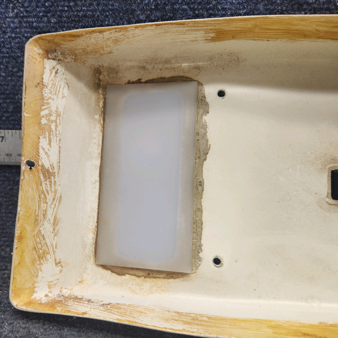 Used aircraft parts for sale, 169-364031-1 Beechcraft C23 SUNDOWNER Speaker & Light Cabin Overhead Cover