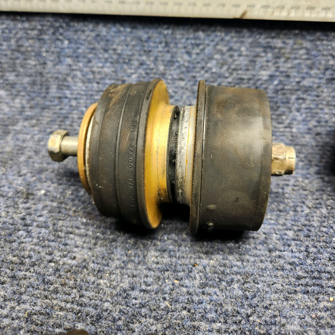 Used aircraft parts for sale, J-9612-8 Lord MOONEY M20J SHOCK MOUNT SET (SMOH: 64.5)