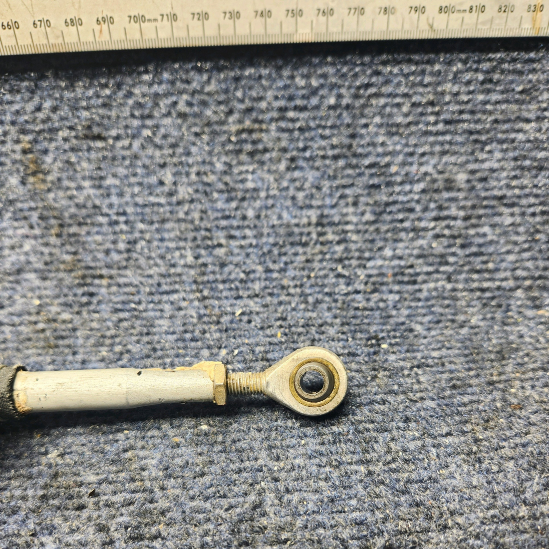 Used aircraft parts for sale, 35-825165 Beechcraft A23A Musketeer Custom III BARREL ASSEMBLY NOSE GEAR STEERING ARM