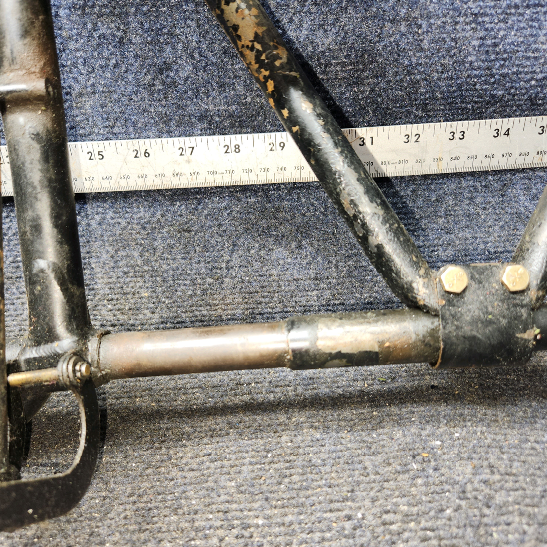 Used aircraft parts for sale, 63464-005 Piper PA32RT-300 Rudder Pedal Bar Assembly-No Master Cylinder Included