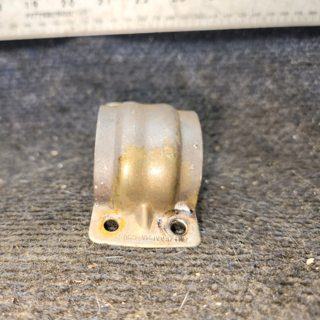 Used aircraft parts for sale, 1555014-2 cessna 172N Clamp Half