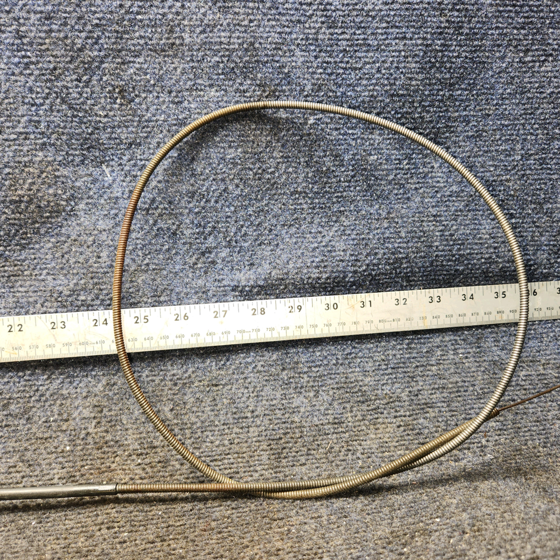 Used aircraft parts for sale, S1239-15 Cessna 172F Cabin Heat Control Cable (Length: 46”)