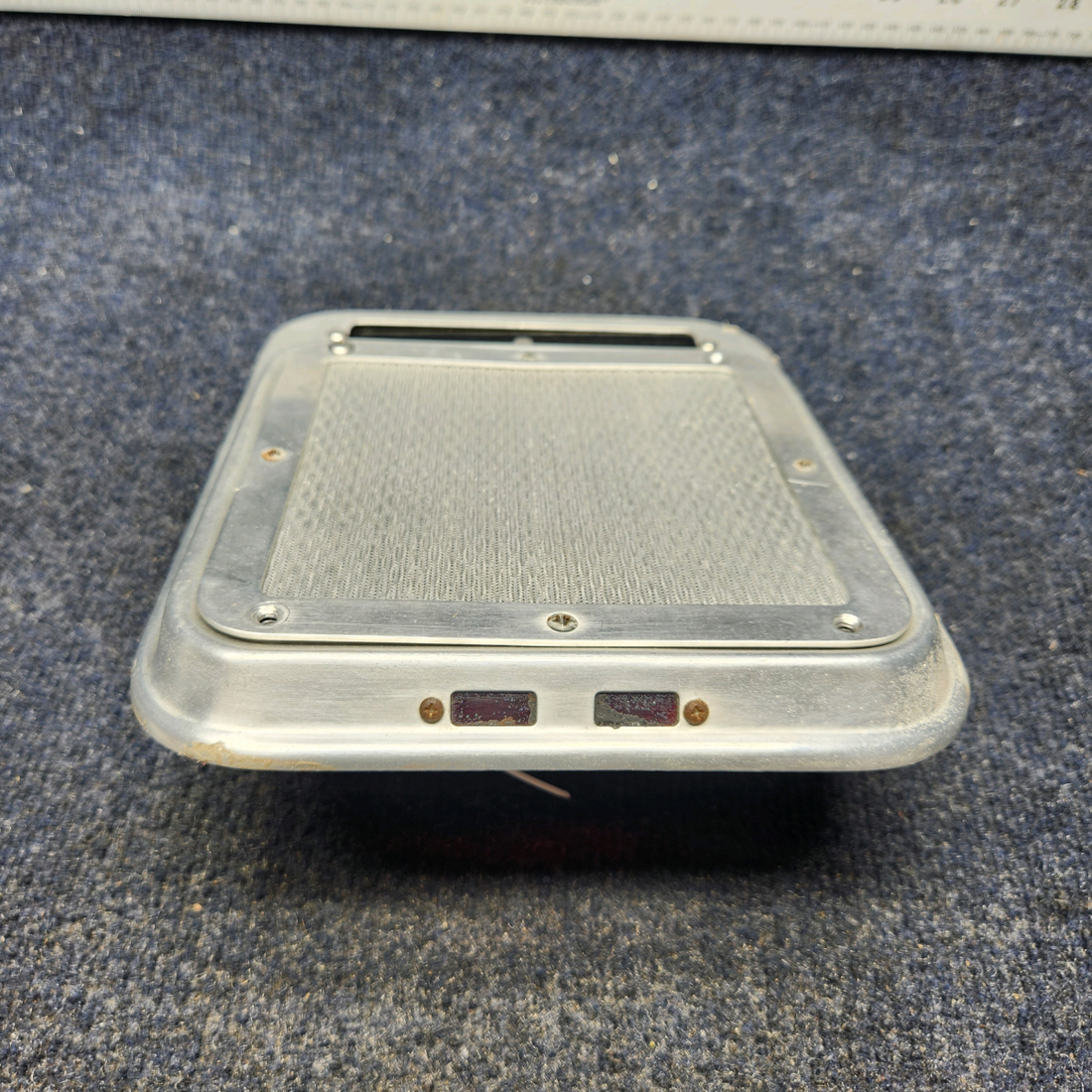 Used aircraft parts for sale, 35-344140-602 BEECHCRAFT F35 OVERHEAD DOME LIGHT FRAME / SPEAKER COVER
