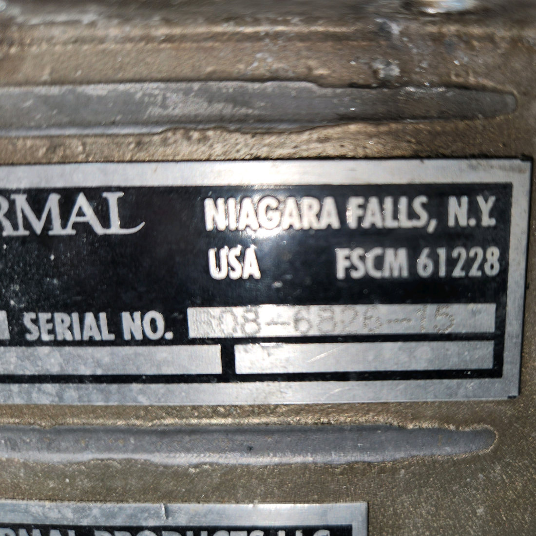 Used aircraft parts for sale, 20002A Niagara Thermal Cessna 172 E Oil Cooler