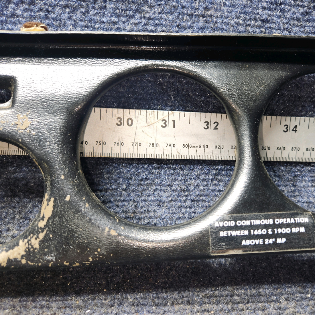 Used aircraft parts for sale, 69817-03 Piper PA32RT-300 Instrument Panel Cover - Lower Left