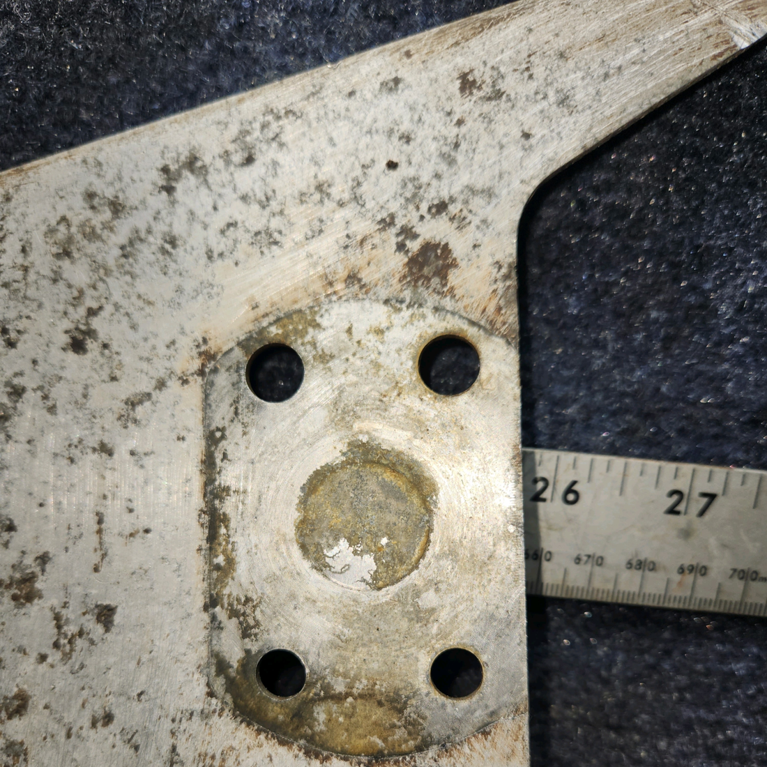 Used aircraft parts for sale, 1441010-27 Cessna 172F Wheel Fairing Mounting Plate - LH