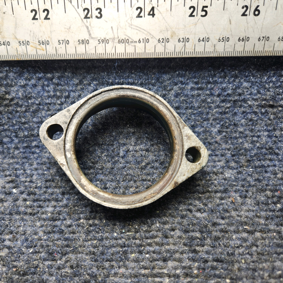 Used aircraft parts for sale, 73346 Lycoming O-320 Piper PA28-140 Upper Intake Pipe Flange – Price is for Each