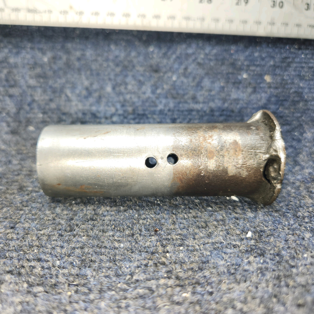 Used aircraft parts for sale, 63373-000 Piper PA28-140 Support-Wheel fairing main (3.50 long) plug-in type