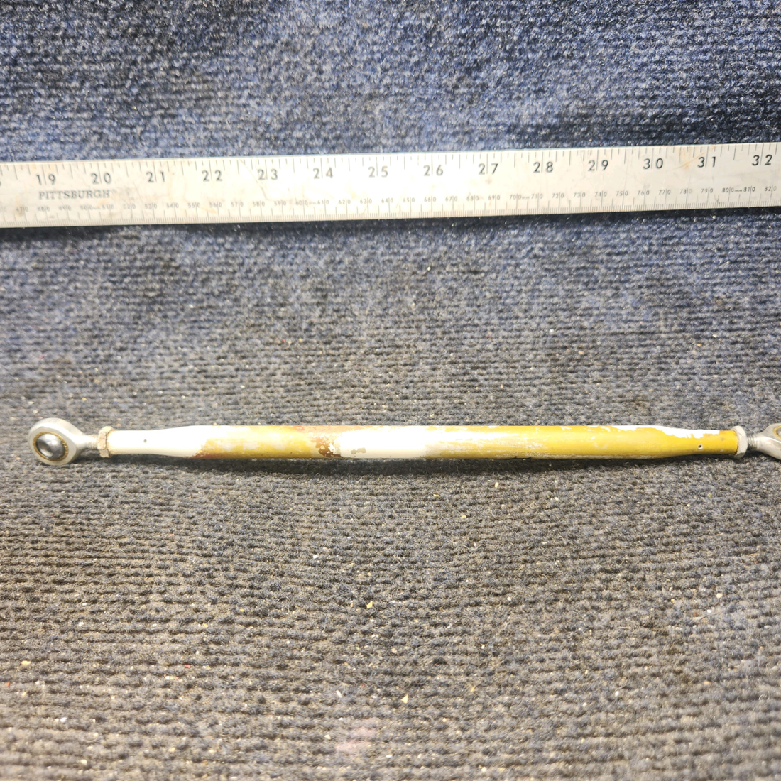 Used aircraft parts for sale, 35-521152-12 BEECHCRAFT F35 Aileron Control Rod Assembly