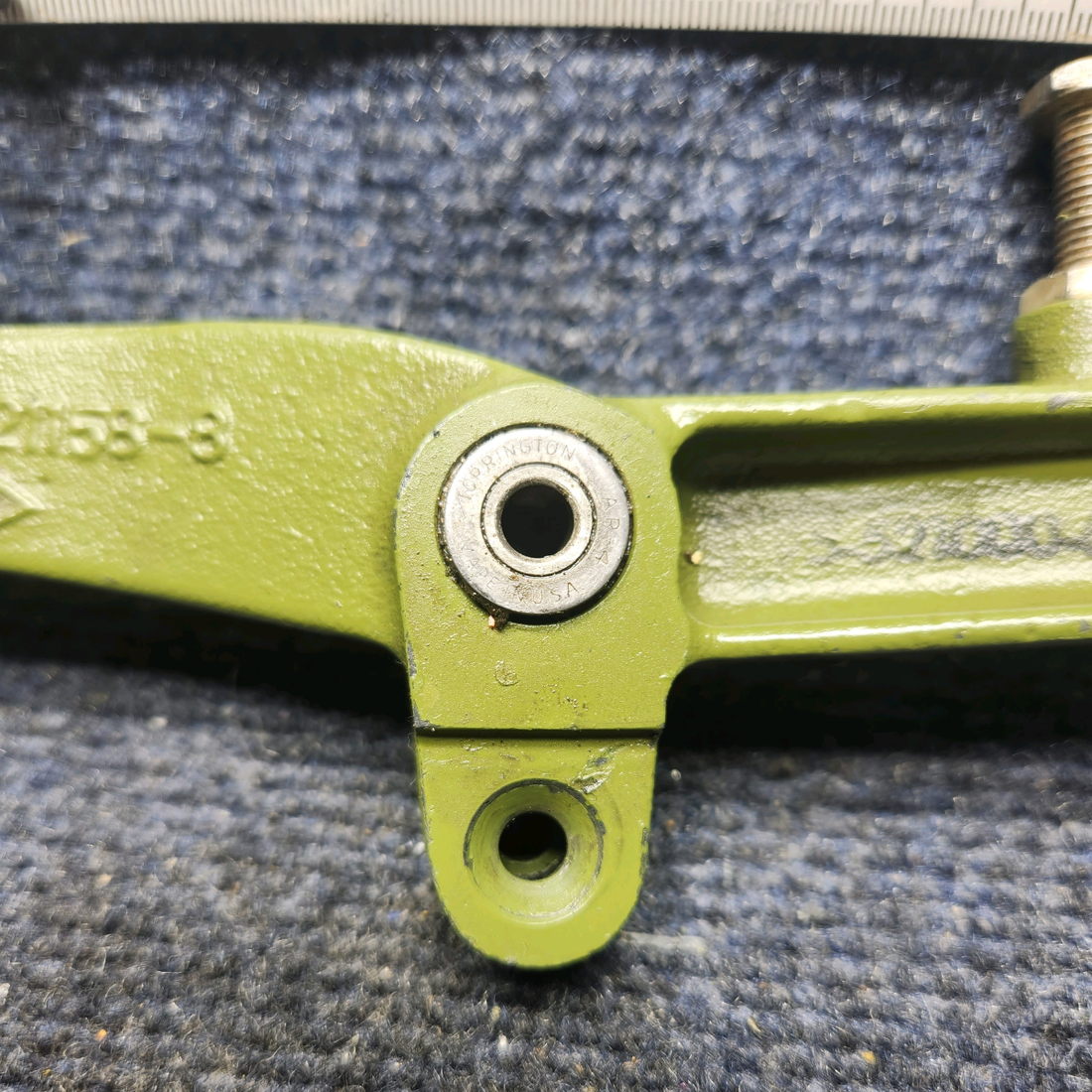 Used aircraft parts for sale, 35-521158-8 Beechcraft F33A AILERON CONTROL BELLCRANK ASSY RH