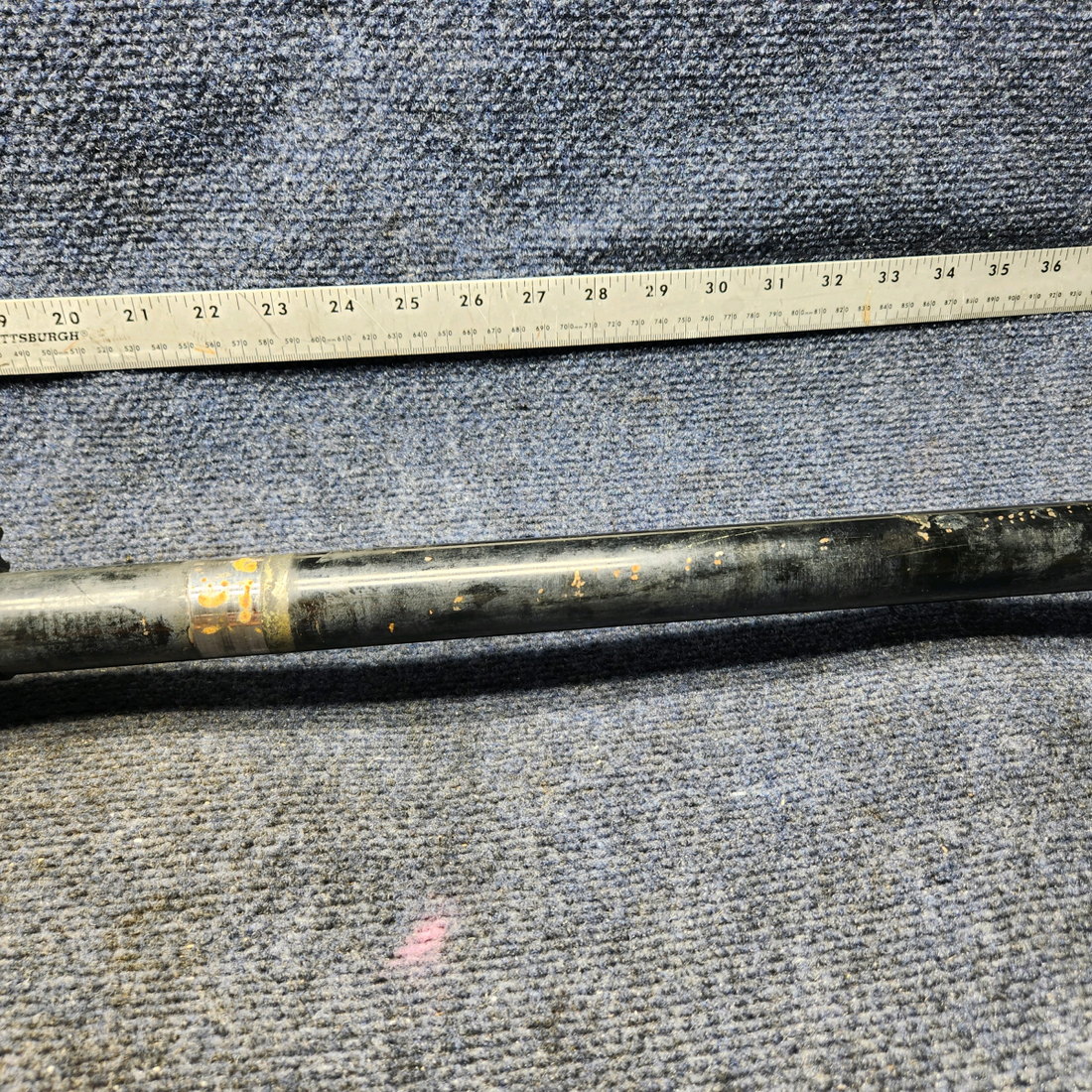 Used aircraft parts for sale, 62705-000 PIPER PA28-161 Warrior III FLAP TORQUE TUBE WITH LH, RH FITTINGS AND TUBE ENDS