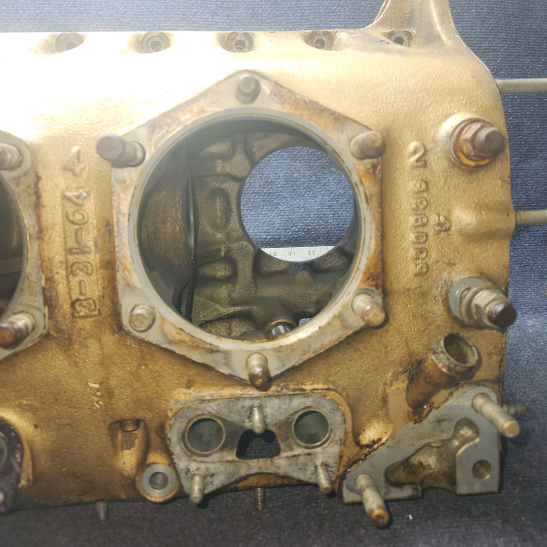 Used aircraft parts for sale, 530836 Continental O-300-D Cessna 172F Crankcase