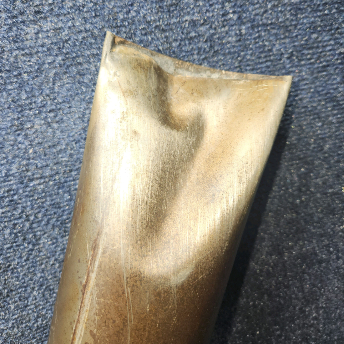 Used aircraft parts for sale, 1754001-9 CESSNA 172K LYCOMING MUFFLER (BENT TAILPIPE) "SEE PHOTOS"