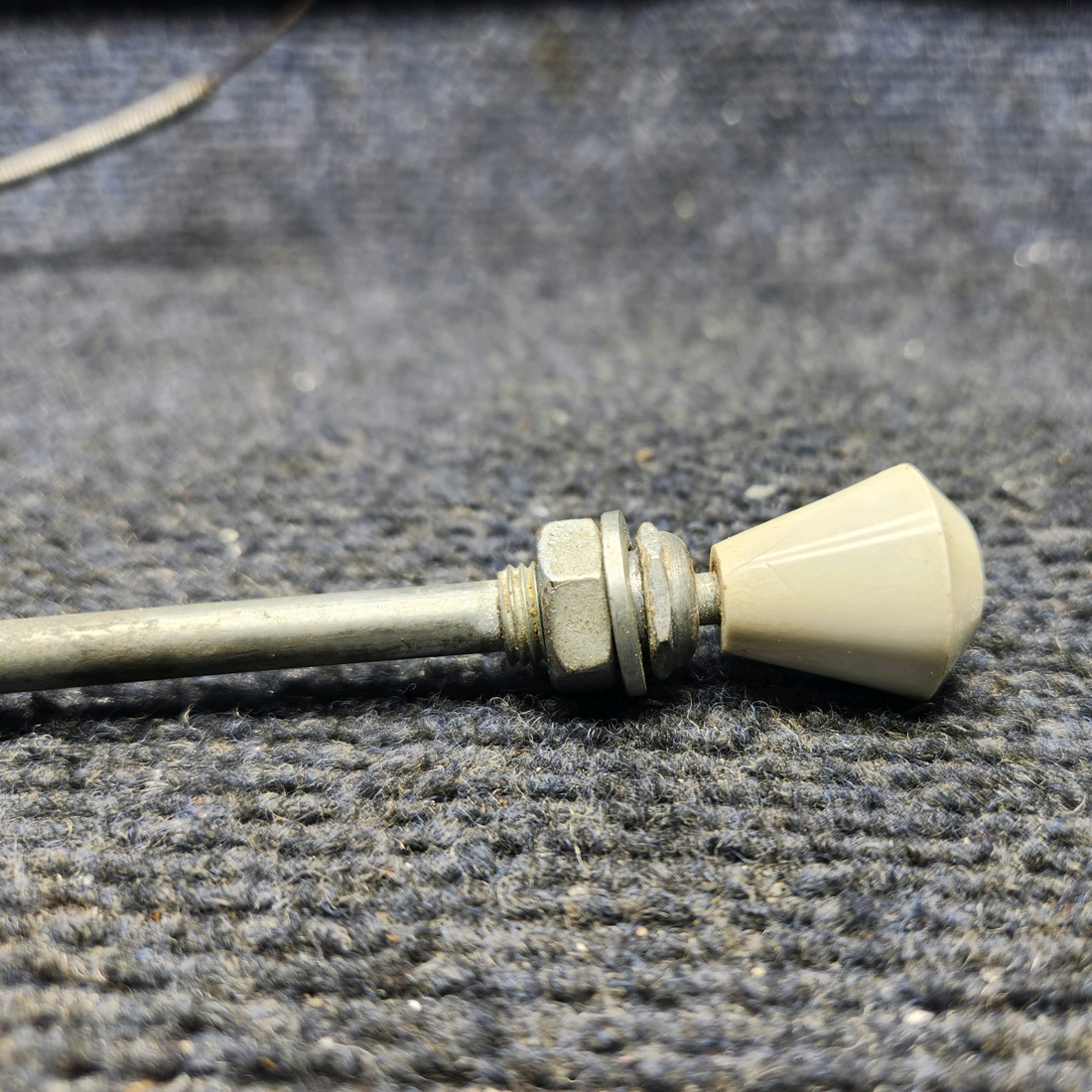 Used aircraft parts for sale, 169-380005-1 Beechcraft A23A Musketeer Custom III CABIN AIR CONTROL CABLE (LENGTH: 45-1/2”)