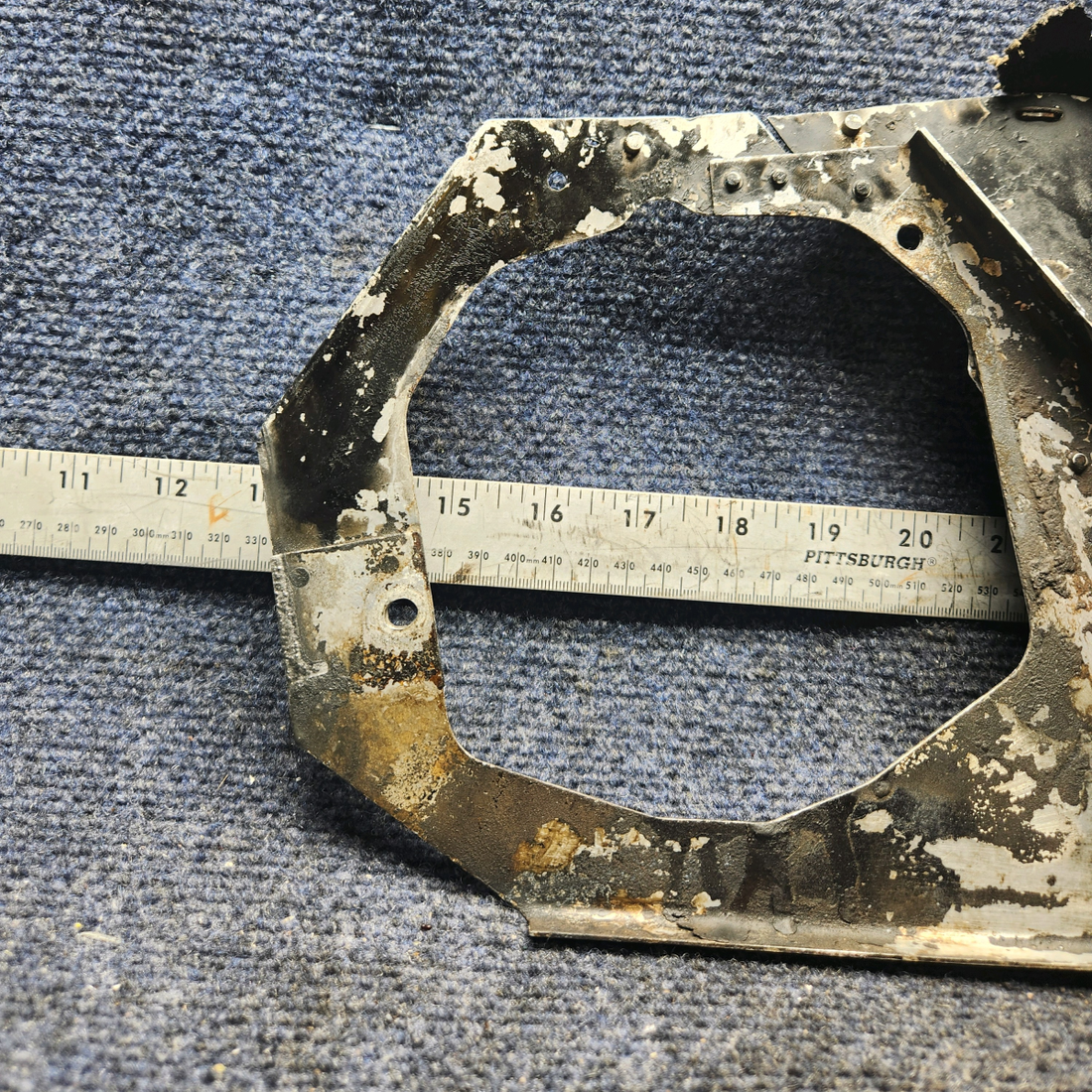 Used aircraft parts for sale, 63613-00 Lycoming O-320 Piper PA28-140 Baffle Assembly Left Side Front