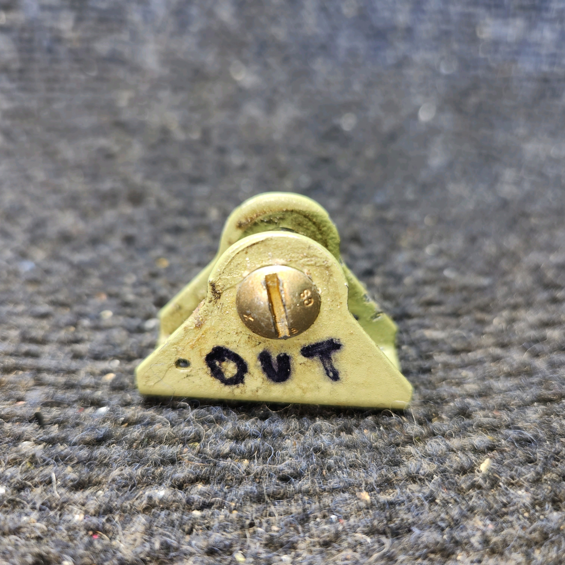 Used aircraft parts for sale, 35-650121-4 BEECHCRAFT F35 Elevator Hinge Bracket Out