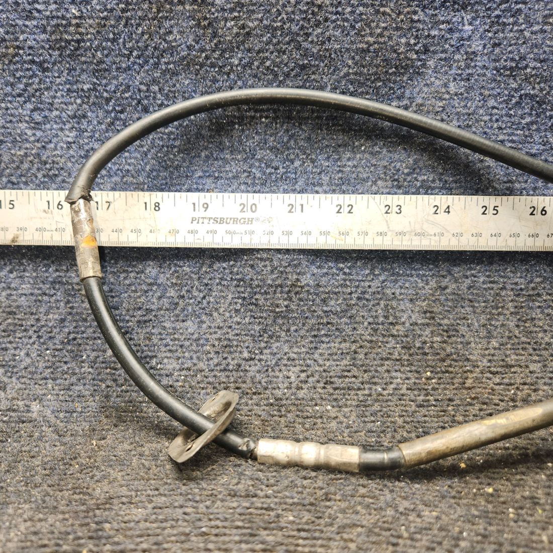 Used aircraft parts for sale, S1222-6 Cessna 182G Throttle Control Cable (37.25" long)