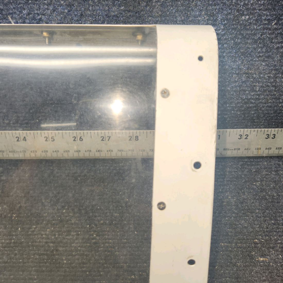 Used aircraft parts for sale, 169-110000-247 Beechcraft C23 SUNDOWNER Landing Light window LH / RH