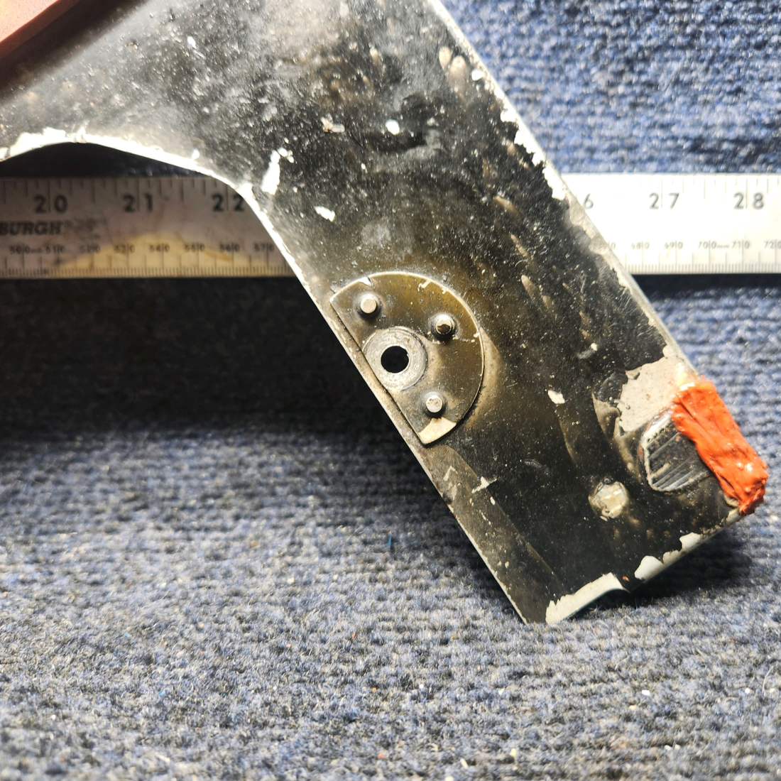 Used aircraft parts for sale, 63614-05 Lycoming O-320 Piper PA28-140 Baffle Assembly Left Side Rear