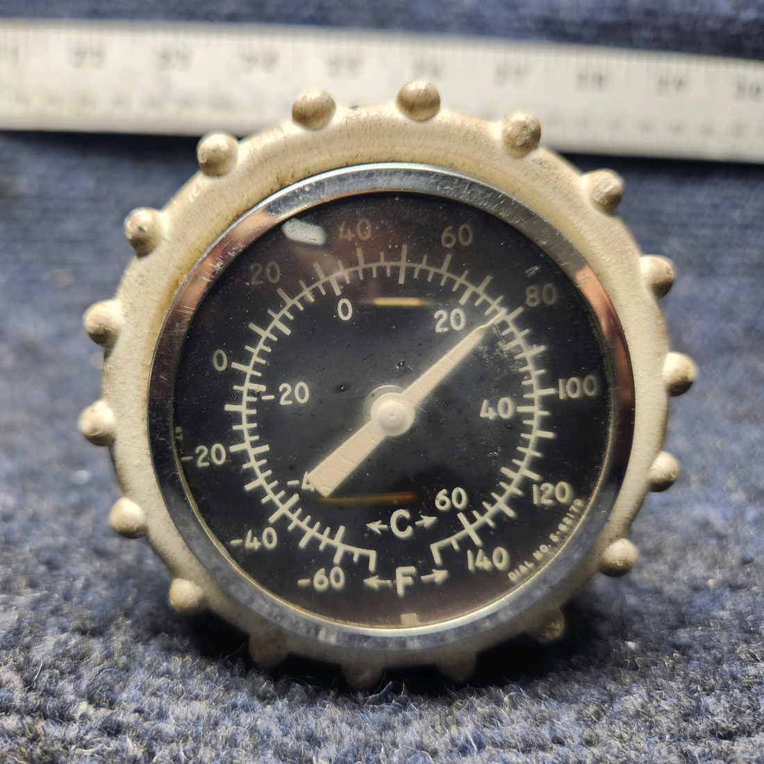 Used aircraft parts for sale, C668507-0101 Cessna 182P OAT Outside Air Temp. Indicator