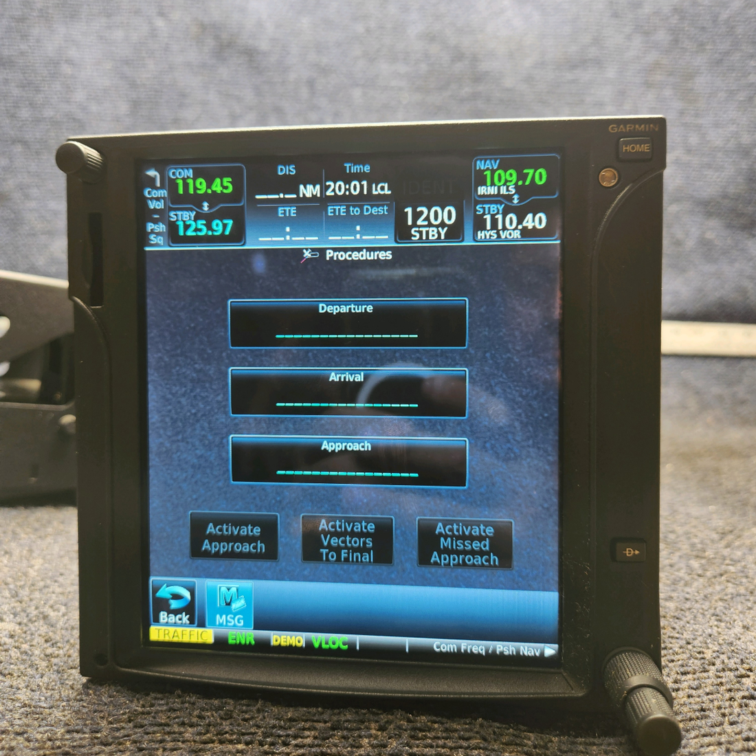 Used aircraft parts for sale, 011-02282-00 Garmin GTN-750 WAAS PIPER PA-24-250 GPS-Nav-Com Unit with Mods, NO Data Card