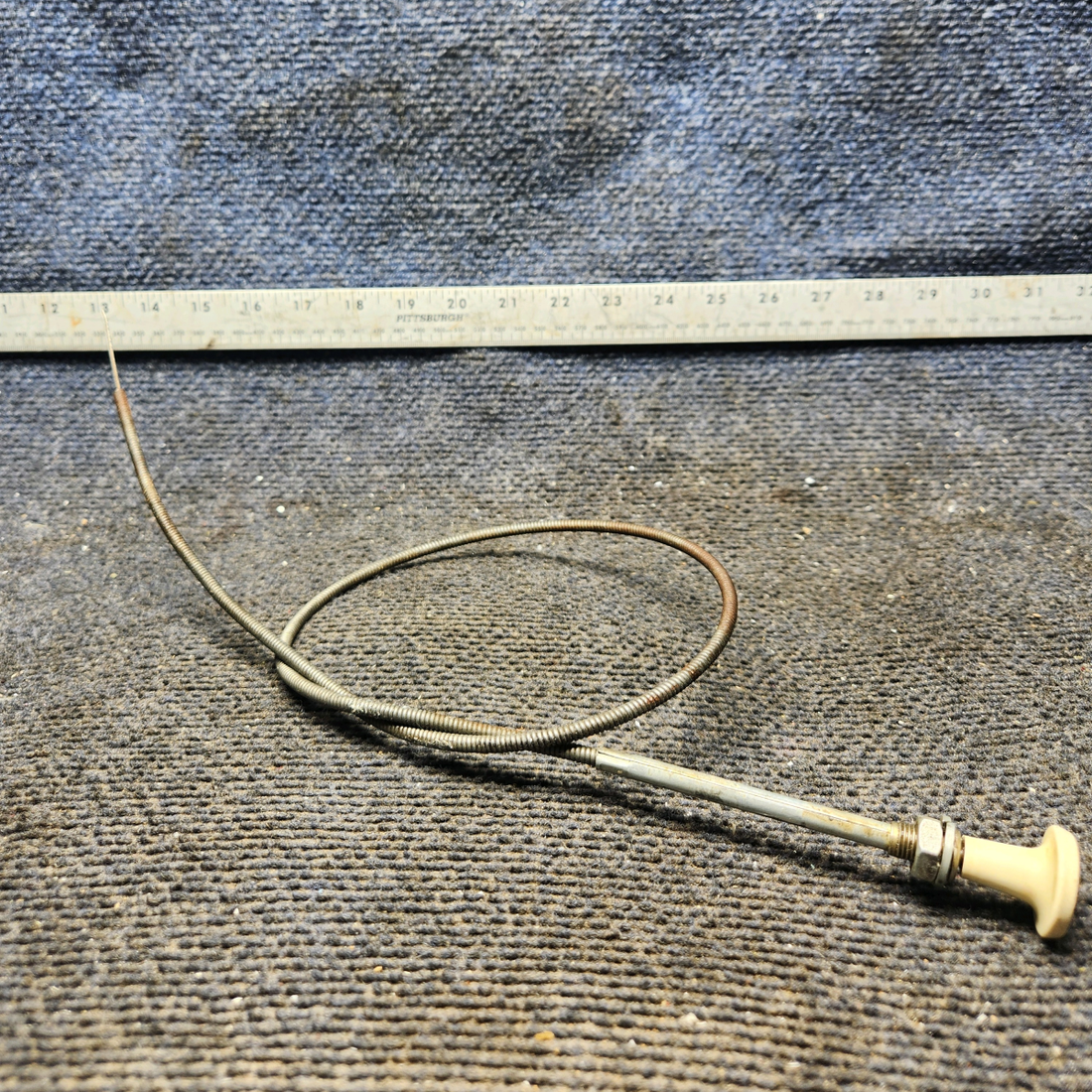 Used aircraft parts for sale, S1239-11 cessna 150G Cabin Heat Control Cable (37")
