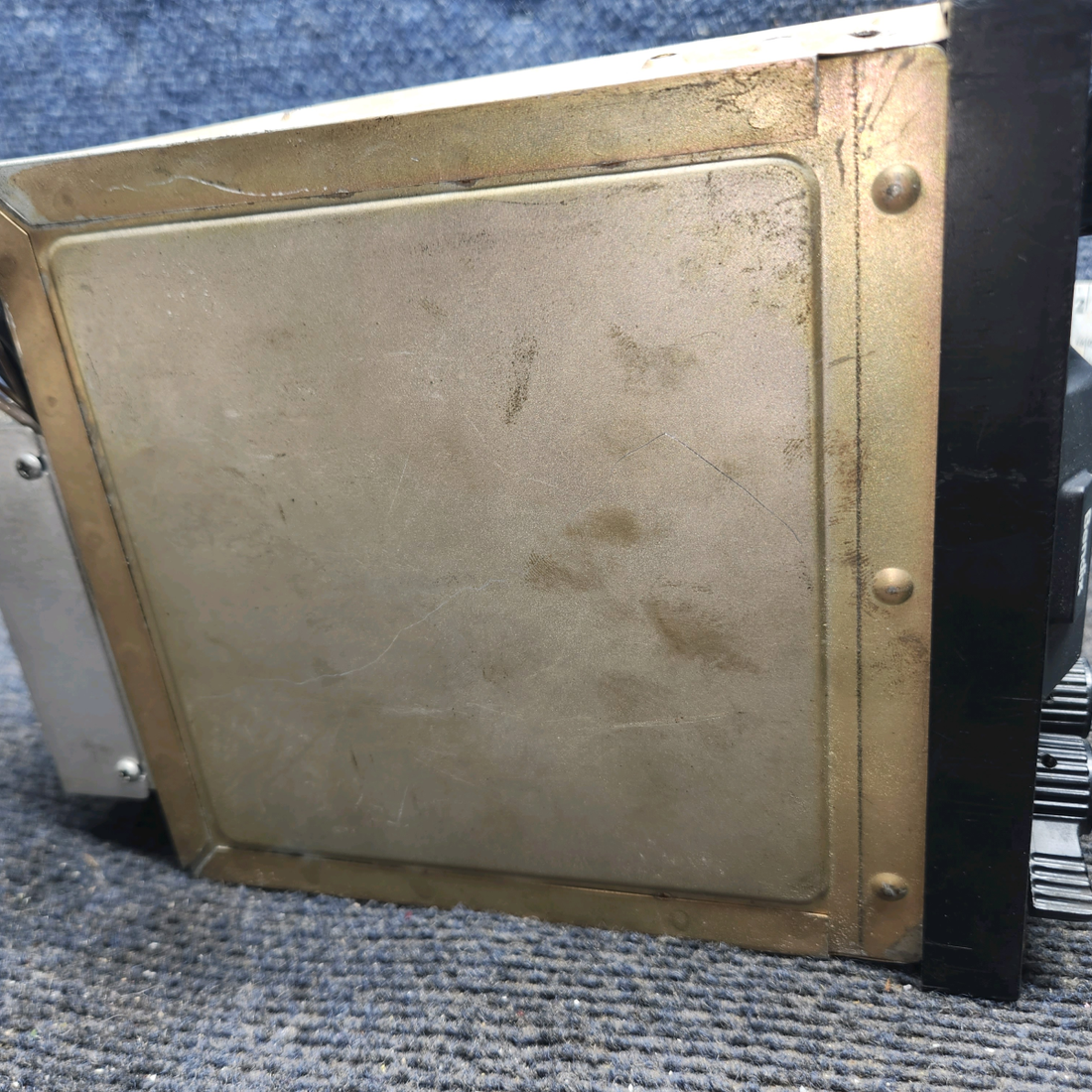 Used aircraft parts for sale, 1U022-08, 1U027-01 Bendix Piper PA-28-140 ADF Radio 201C w/ Tray, Indicator & Antenna (14/28V)