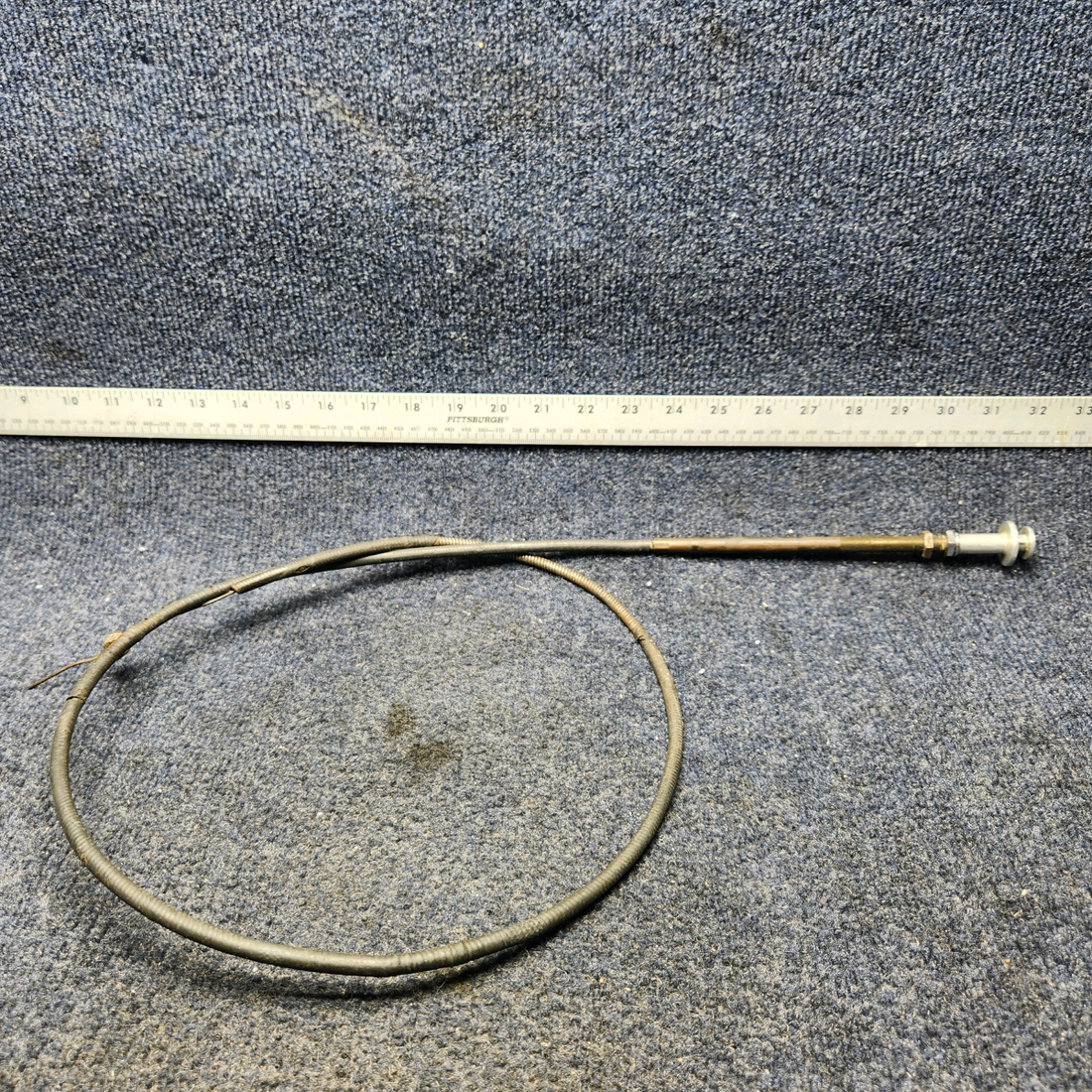 Used aircraft parts for sale, 35-550523 BEECHCRAFT F35 CONTROL CABLE ASSY CABIN HEAT / DEFROST (LENGTH: 39")