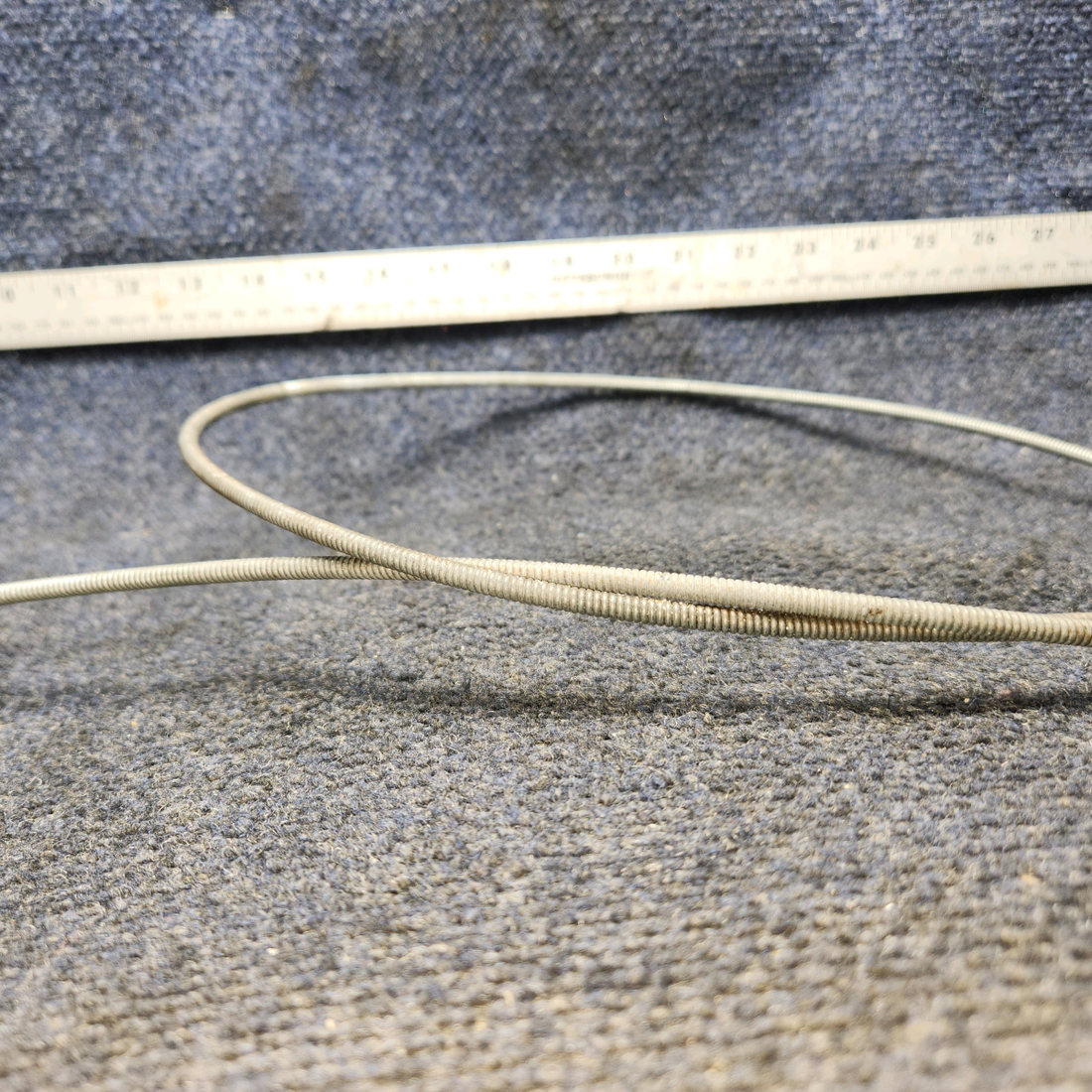 Used aircraft parts for sale, Standby Vacuum Cable Beechcraft A24R Standby Vacuum Cable Assembly (Length: 63")