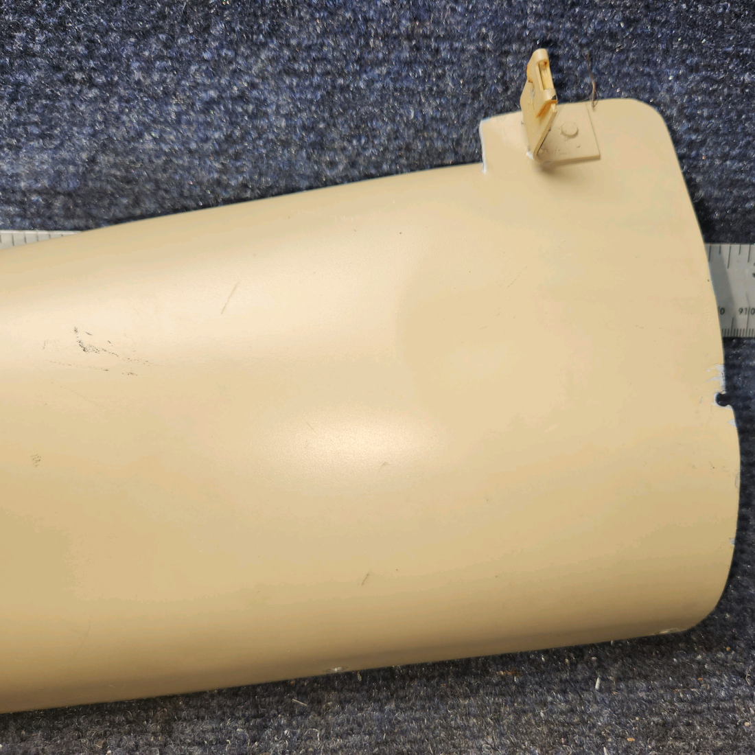Used aircraft parts for sale, 0511137-13 Cessna 172 Doorpost Cover LH With LED Map light.