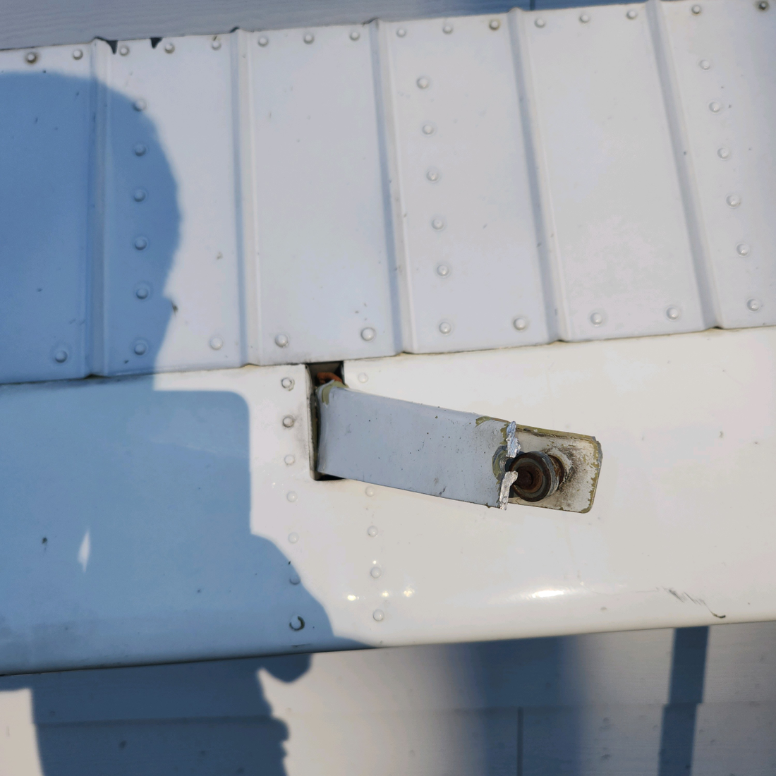 Used aircraft parts for sale, 169-160005-44 Beechcraft A24R Flap Assembly RH (Bracket Bent)  "SEE PHOTOS"