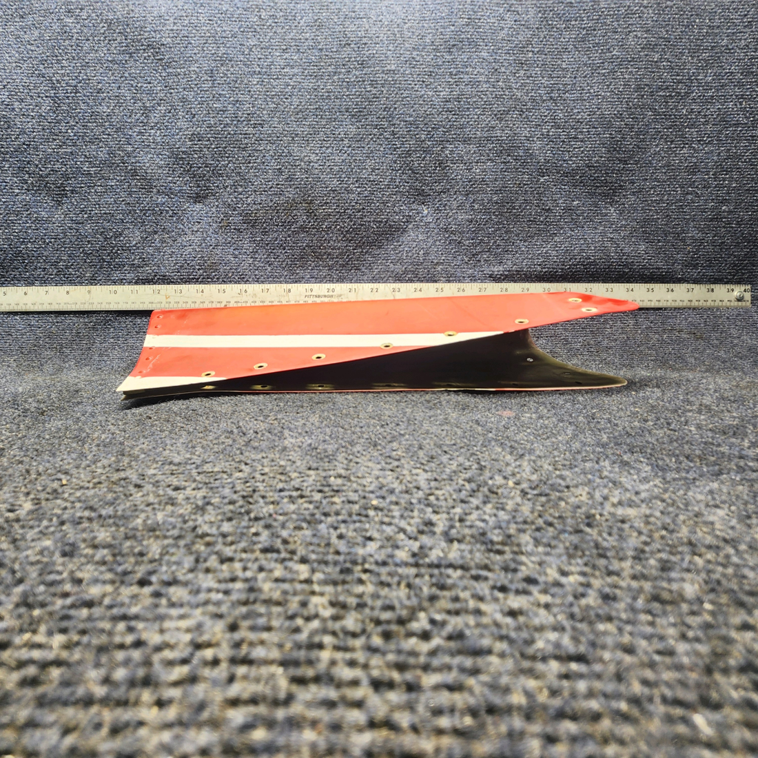 Used aircraft parts for sale, 169-640000-89 Beechcraft A24R Rudder Tip Assembly Metal