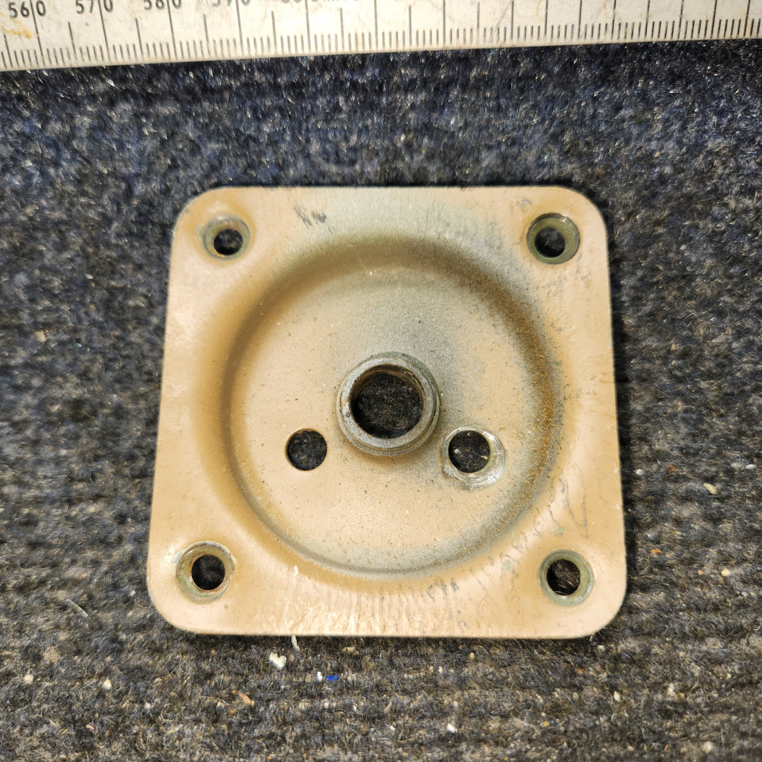 Used aircraft parts for sale, 0413195-3, 0511227-7 Cessna 172E Cabin Door Handle Plate Assembly with Shaft