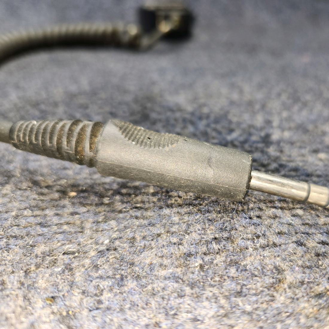Used aircraft parts for sale, TEL-66T Beechcraft A24R Telex Handheld Microphone "SEE PHOTOS"