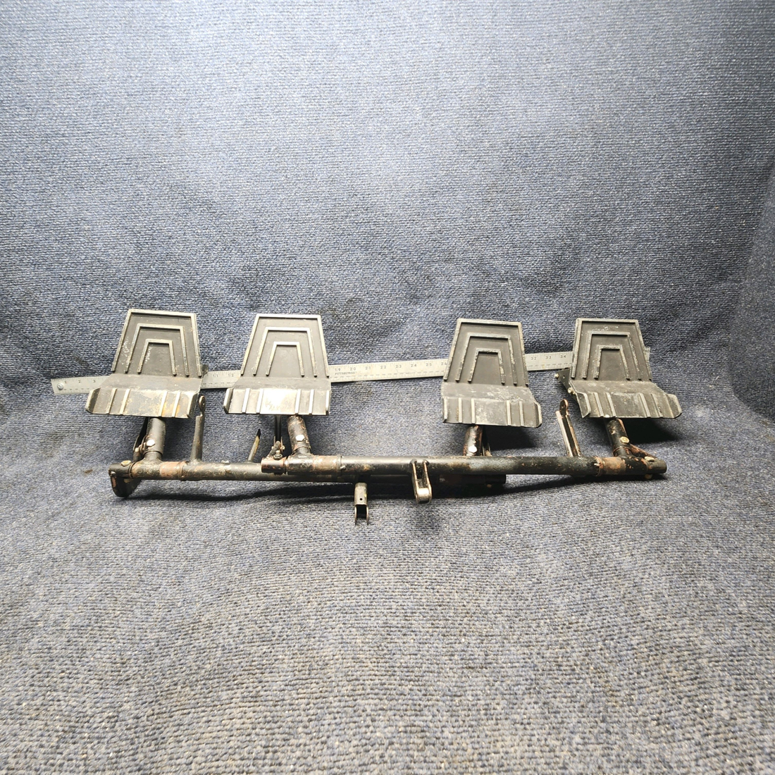 Used aircraft parts for sale, 0411306-11 Cessna C-150J Rudder/Brake Pedal Bar Assy Sold as a set