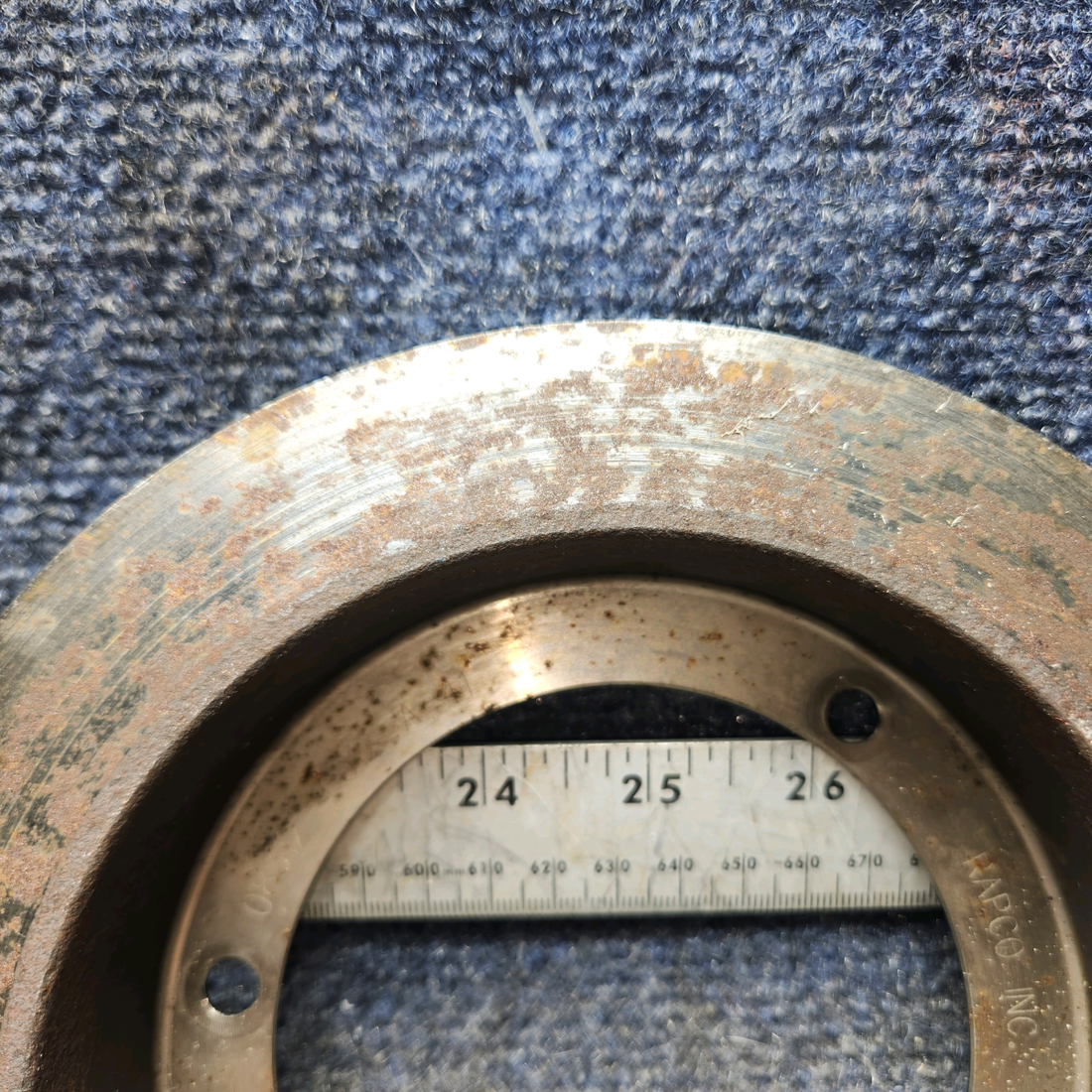 Used aircraft parts for sale, 164-04000 Parker cessna 172N Brake Disc – 0.221 in Thickness