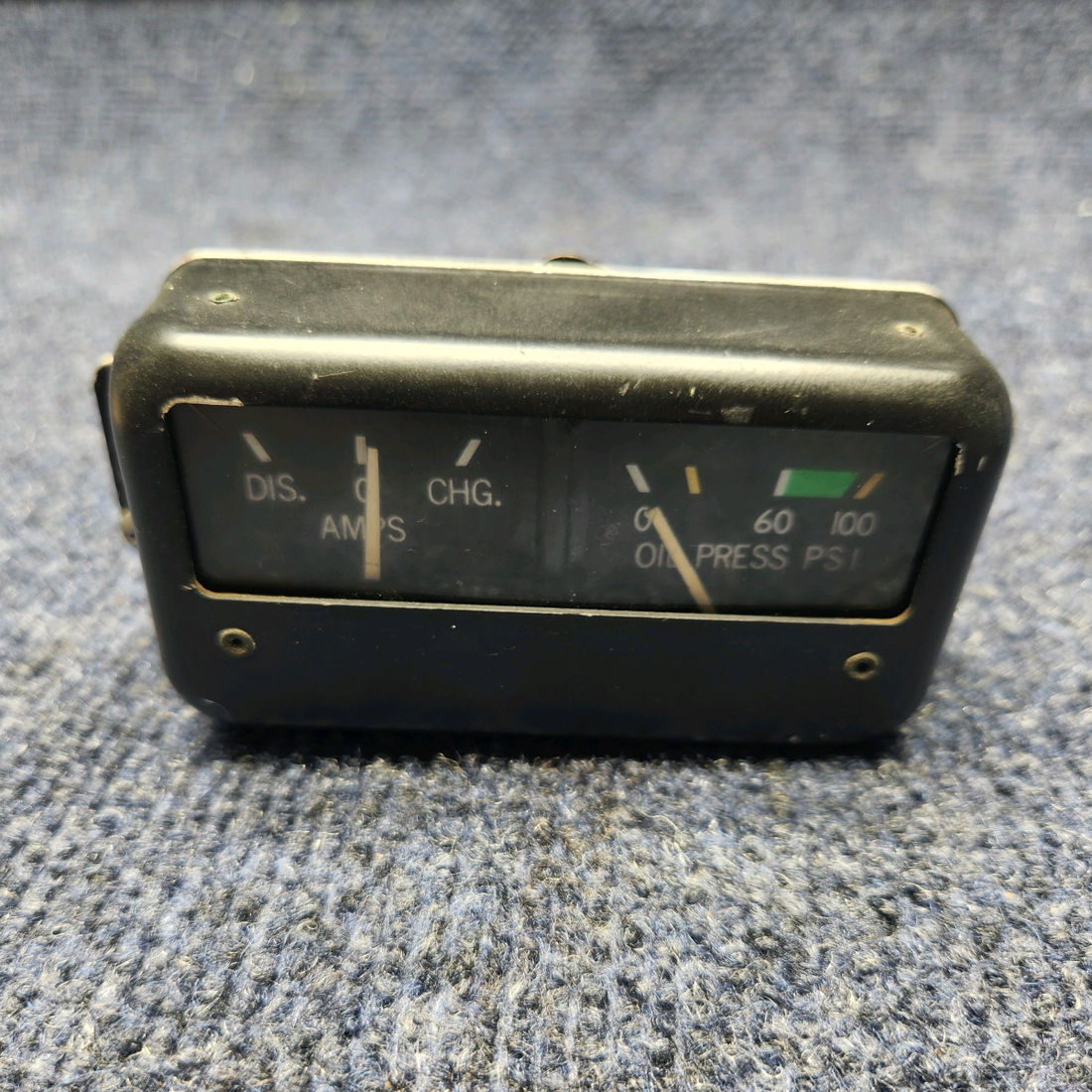 Used aircraft parts for sale, C669560-0101 Rochester CESSNA C172RG AMMETER-OIL PRESSURE CLUSTER (21-32V)