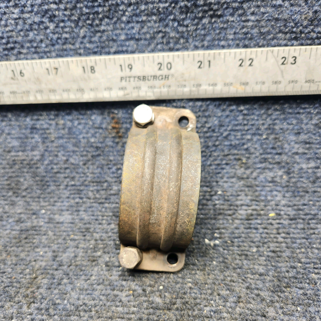 Used aircraft parts for sale, 35-950004-17 Beechcraft F33A EXHAUST CLAMP