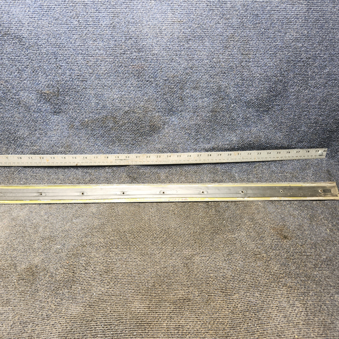 Used aircraft parts for sale, 79557-00 piper PA-28-181 Center Windshield Trim Strip