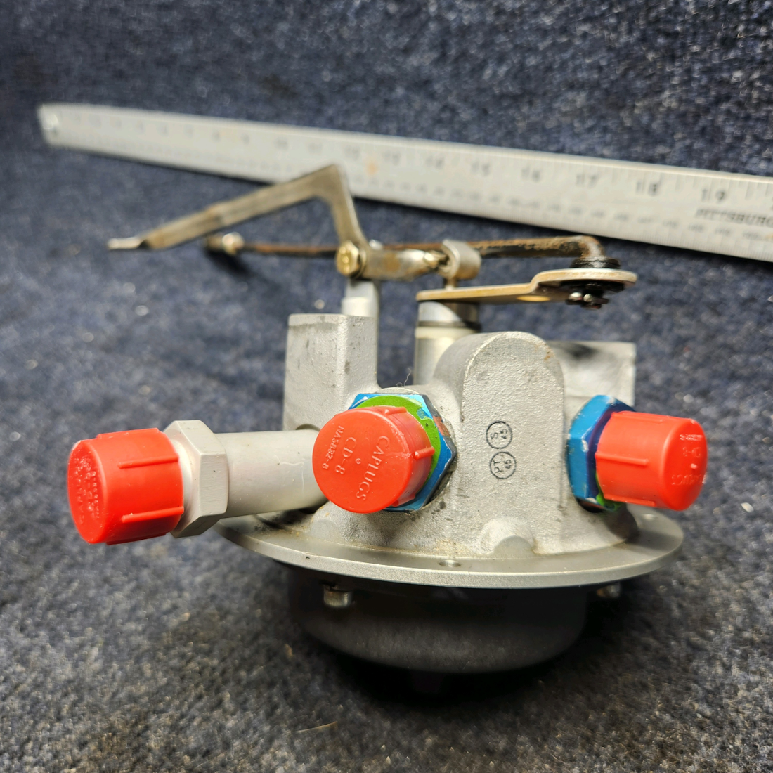 Used aircraft parts for sale, 65407-007 Airborne  [part_model] Piper PA32RT-300 FUEL SELECTOR VALVE W/ ROD