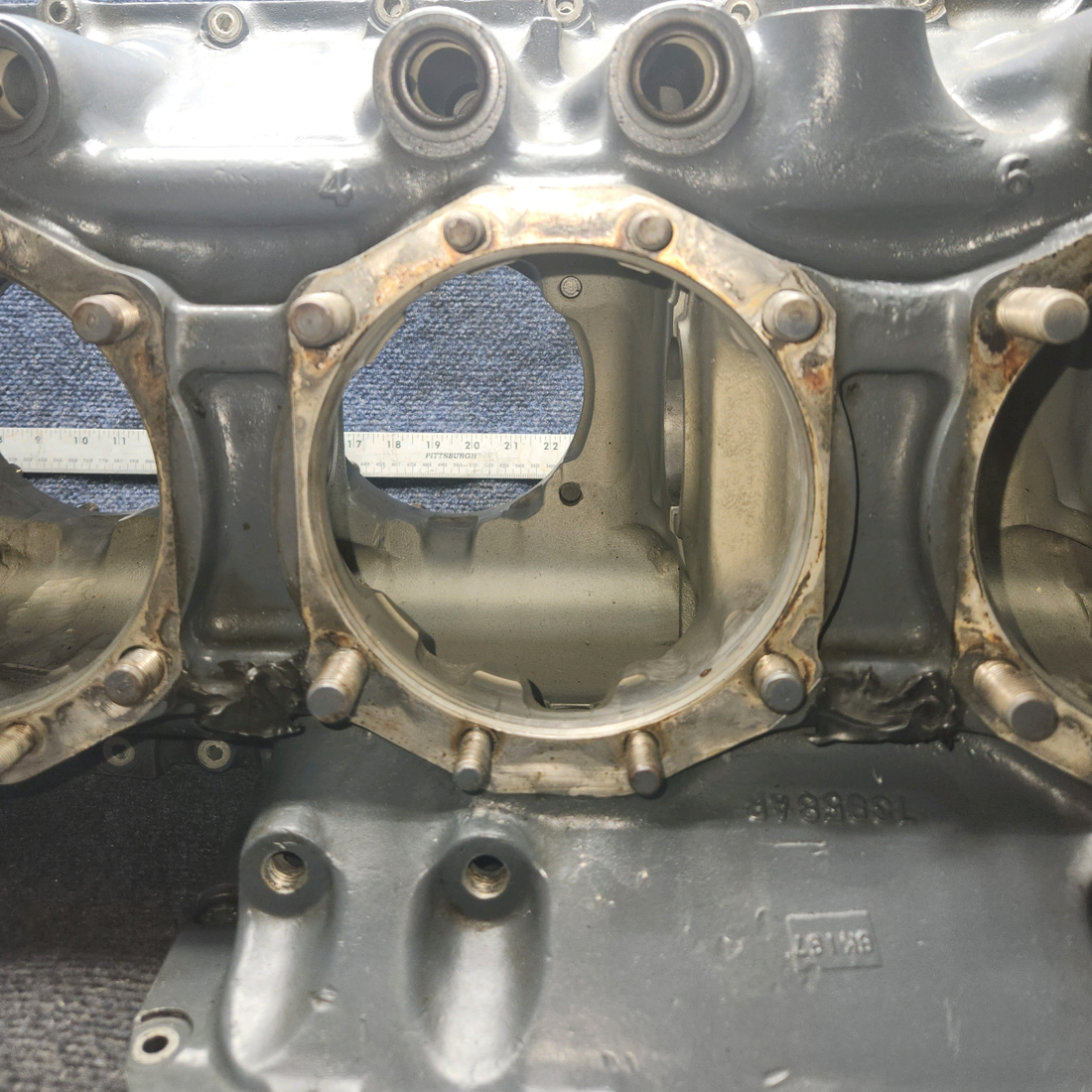 Used aircraft parts for sale, LW-11033 Lycoming O-540-A1D5 PIPER PA-24-250 Crankcase Narrow Deck