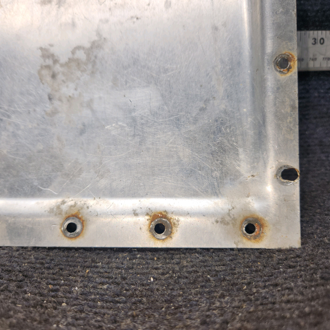 Used aircraft parts for sale, 0413429-2 cessna 150G Front Floorboard Foot Pan – RH