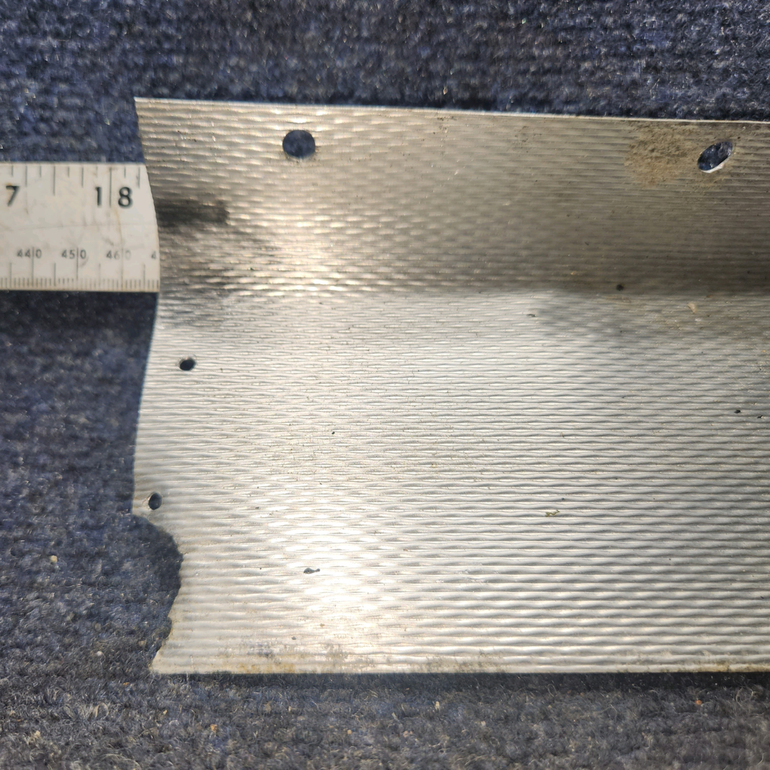 Used aircraft parts for sale, 76129-007 Piper PA28-161 Cabin Heat Duct Rear Assy - RH